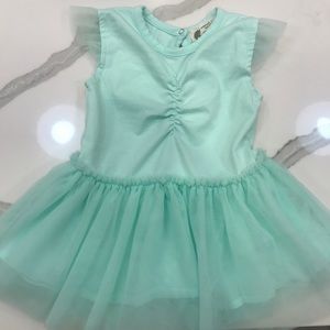 Monica and Andy Tule skirt dress